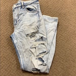 Distressed AE Hi-Rise Jegging